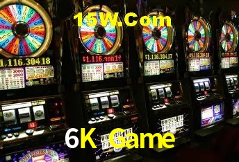 Interface moderna da plataforma 6K Game